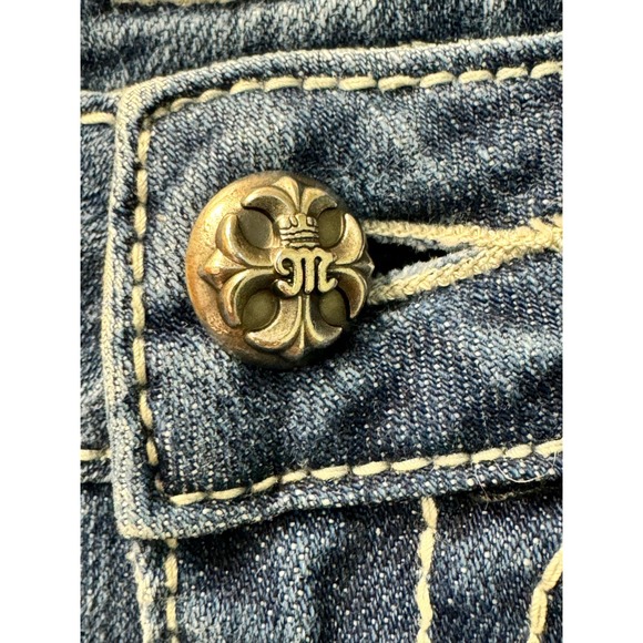 Miss Me Women's Capri Jeans Size 25 Medium Wash - Picture 7 of 13